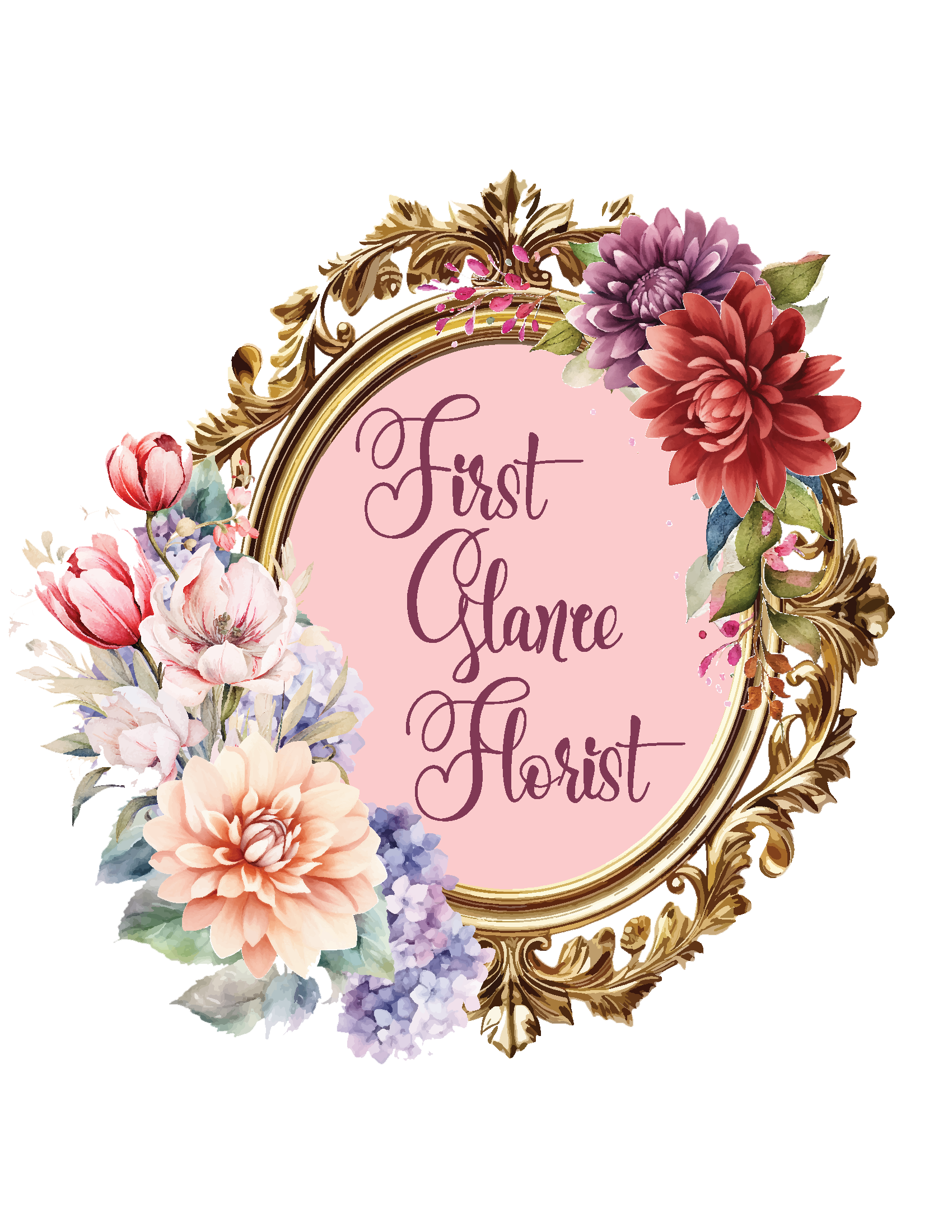 First Glance Florist logo